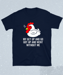 Lazy Sleeping Cute Chicken Hen Graphic Animal Lover Shirt