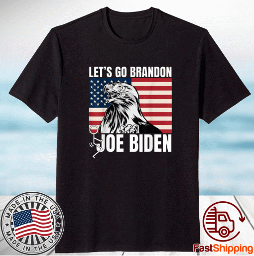 Let's Go Brandon Flag Eagle Shirt