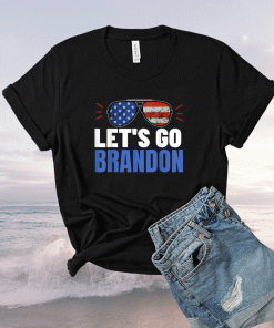 Let's Go Brandon Flag Sunglasses Funny Anti Bien Club Shirt