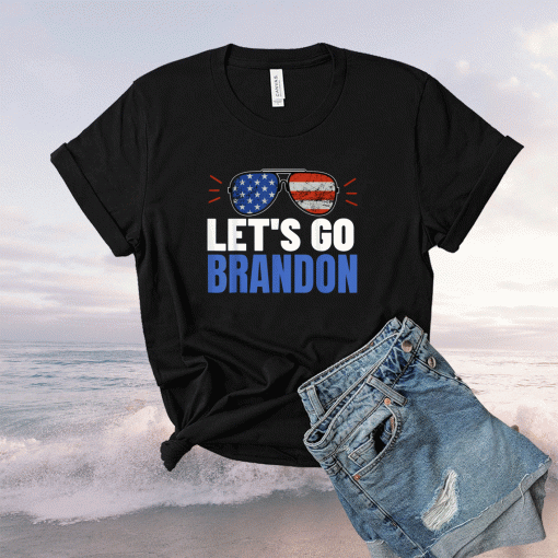 Let's Go Brandon Flag Sunglasses Funny Anti Bien Club Shirt