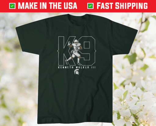 Michigan State Kenneth Walker III K9 Shirt