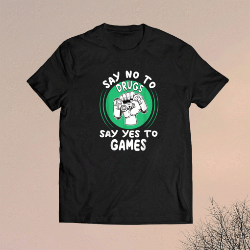 Red Ribbon Squad Week Say No To Say Yes To Video Games Shirt