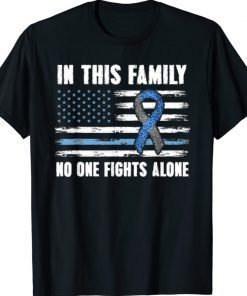 USA Flag Diabetes Type 1 Awareness Family Support Shirt