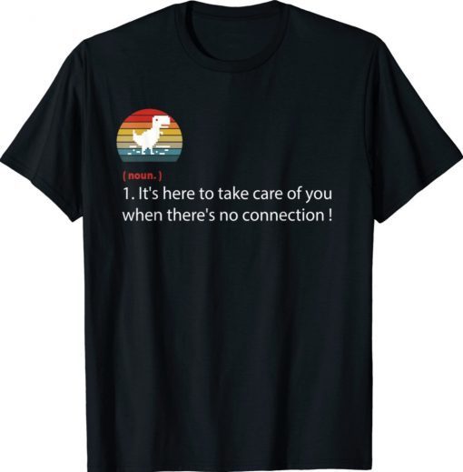 Funny Error 404 T Rex Computer Noun Shirt