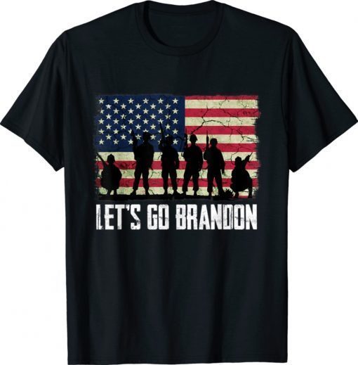 Let’s Go Brandon American Flag Veterans Shirt