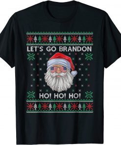 Merry Christmas Let's go Branson Brandon Ugly Sweater Style Unisex T-Shirt