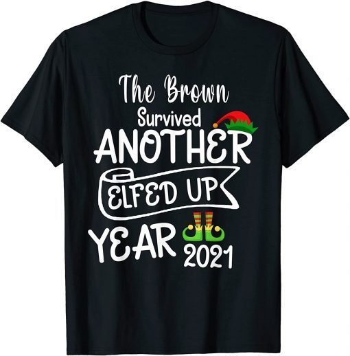 Group Christmas, 2021 Family Christmas, Family Elfed Up Year Gift T-Shirt