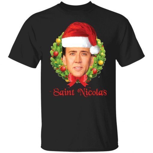 Saint Nicolas Cage Christmas Shirt