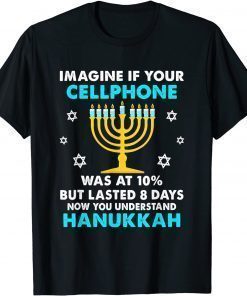 T-Shirt Hanukkah Gifts Cellphone Chanukkah Gifts for Mens