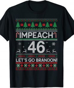 2021 Let's Go Brandon Themed Song Parody Anti biden Pun Christmas T-Shirt