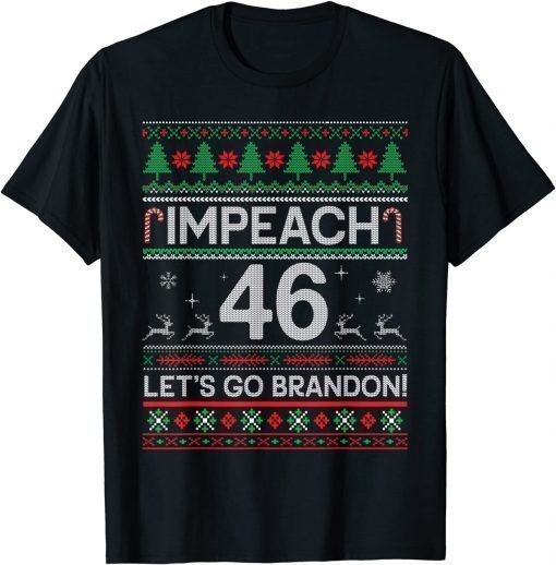 2021 Let's Go Brandon Themed Song Parody Anti biden Pun Christmas T-Shirt
