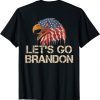 2021 Let's Go Brandon Tee Conservative Anti Liberal (on back) T-Shirt