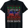 Let's Go Brandon 2024 Meme Biden Ugly Christmas Sweater TShirt