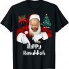 Santa Joe Biden Happy Hanukkah Christmas Gift Tee Shirts