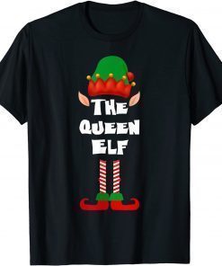 T-Shirt Queen Elf Matching Family Group Christmas Party Pajama Pj