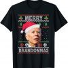 2021 Merry Brandonmas Funny Joe Biden Christmas Ugly Sweater T-Shirt