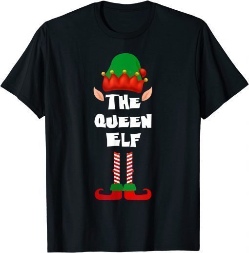 T-Shirt Queen Elf Matching Family Group Christmas Party Pajama Pj