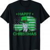 Classic Joe Biden Happy Christmas Leprechaun Biden USA Flag T-Shirt