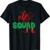 Funny Elf Squad, Funny Christmas Elves Matching Pajama For kids T-Shirt