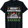 Merry Christmas Let's go Brandon, Lets Go Brandon Xmas Official T-Shirt