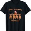 Happy 4th of July Funny Christmas Joe Biden Pajama Funny T-Shirt