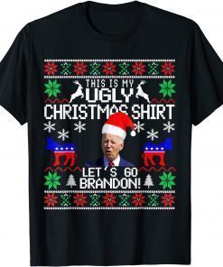 Classic Let's Go Brandon Ugly Christmas Sweater Biden TShirt