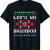 Lets Go Branson Brandon Christmas Conservative Anti Liberal 2022 T-Shirt