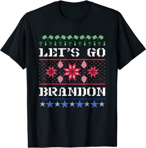 Lets Go Branson Brandon Christmas Conservative Anti Liberal 2022 T-Shirt