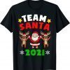 T-Shirt Team Santa 2021 Christmas Pajamas Family Santa Kids Toddler Funny