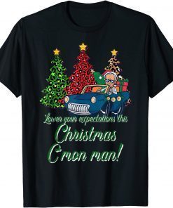Official Jingle Joe Biden Funny Santa Trump Ugly Christmas Sweater T-Shirt