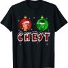 Chest Christmas Joe Biden funny Matching Couple Chestnuts Gift Tee Shirts