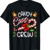 Candy Cane Crew Funny Christmas Candy Lover Xmas 2021 T-Shirt
