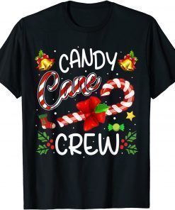 Candy Cane Crew Funny Christmas Candy Lover Xmas 2021 T-Shirt