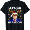 T-Shirt Let's Go Trump Brandon Ugly Christmas