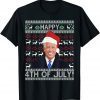 T-Shirt Santa Joe Biden Happy 4th of July Ugly Christmas