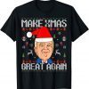 Make Xmas Great Again Funny Trump Ugly Christmas Sweater Unisex T-Shirt