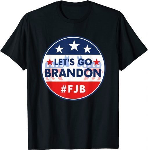 Classic Let's Go Branson Brandon Conservative Anti Liberal US Flag Gift TShirt