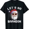 Classic Let's Go Brandon 2024 Anti Liberal Funny Santa Christmas T-Shirt