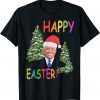 Classic Joe Biden Santa Confused Happy Easter Funny Ugly Christmas T-Shirt