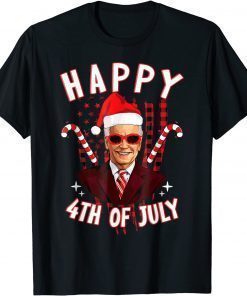 T-Shirt Happy 4th of July Funny Christmas Joe Biden Xmas Pajama Gift