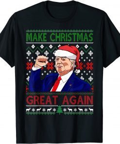 Trump Make Christmas Great Again Ugly Sweater Xmas Pjs Funny Tee Shirts