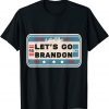 Funny Let's Go Brandon Biden Chant Vintage US Car License Plate 2021 T-Shirt