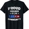 Proud Member Of LGBFJB Community, Funny Anti Biden Unisex T-Shirt
