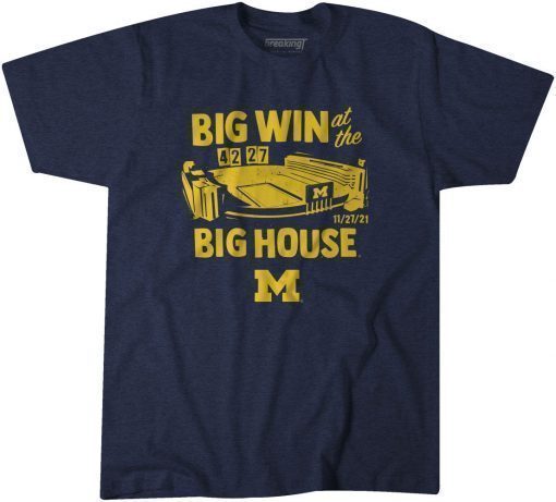 BIG WIN AT THE BIG HOUSE MICHIGAN T-SHIRT