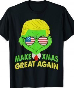 Make Christmas Great Again Funny Trump Ugly Christmas Classic Shirt