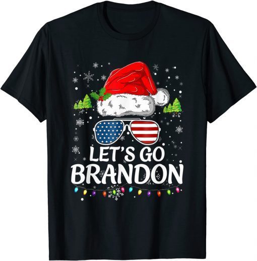 Classic Let's Go Branson Brandon Conservative Anti Liberal US Flag T-Shirt