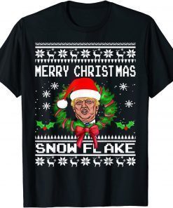 T-Shirt Merry Christmas, Santa Trump, Ugly Xmas Sweater 2022