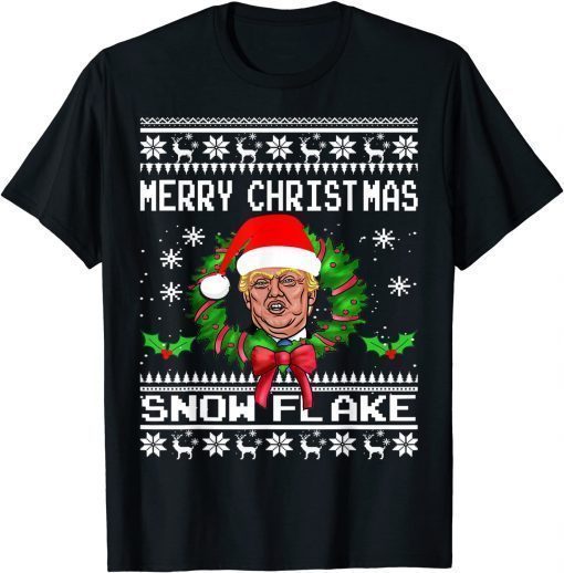 T-Shirt Merry Christmas, Santa Trump, Ugly Xmas Sweater 2022