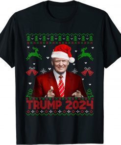 Funny Trump 2024 Christmas Sweater Let’s Go Braden Brandon Gift TShirt