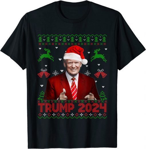 Funny Trump 2024 Christmas Sweater Let’s Go Braden Brandon Gift TShirt